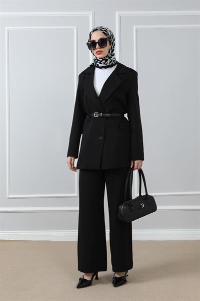 Blazer İkili Takım - Siyah