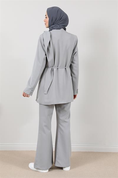 Ceketli Takım - Gri