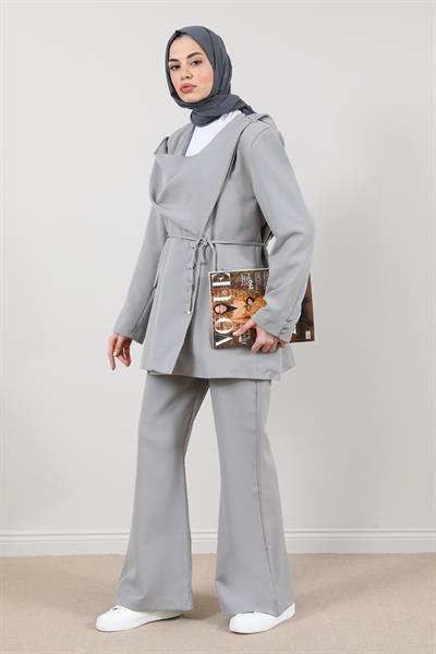 Ceketli Takım - Gri