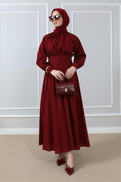 Etek Bluz Takım - Bordo