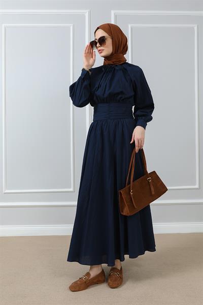 Etek Bluz Takım - Lacivert