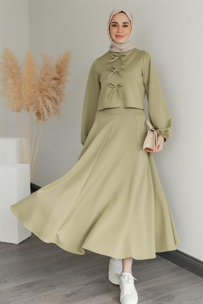 Fiyonklu Scuba Takım - Mint Yeşil