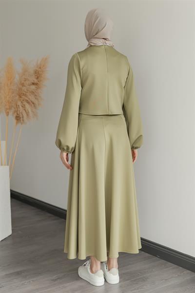 Fiyonklu Scuba Takım - Mint Yeşil