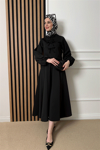 Fiyonklu Scuba Takım - Siyah