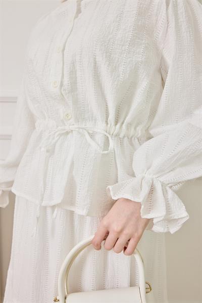 Gofre Takım - BEYAZ