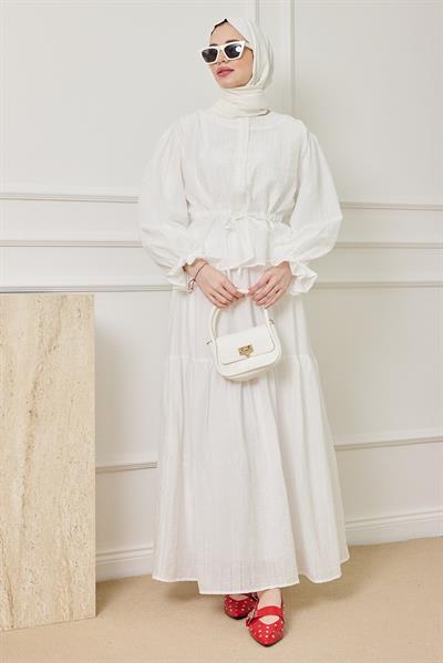 Gofre Takım - BEYAZ