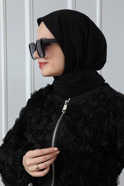 Güllü Bomber Ceket - Siyah