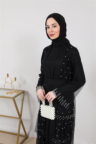 İncili Abiye - Siyah