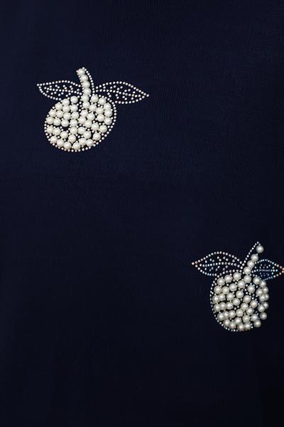 İncili Triko - Lacivert