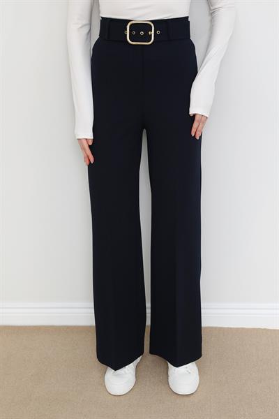 Kemerli Pantolon - Lacivert