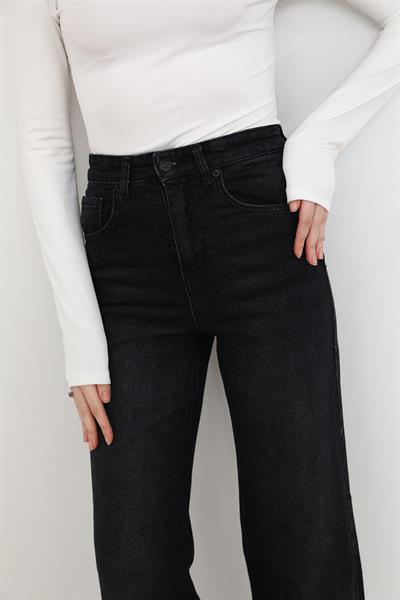 Kesik Paça Jean - Füme