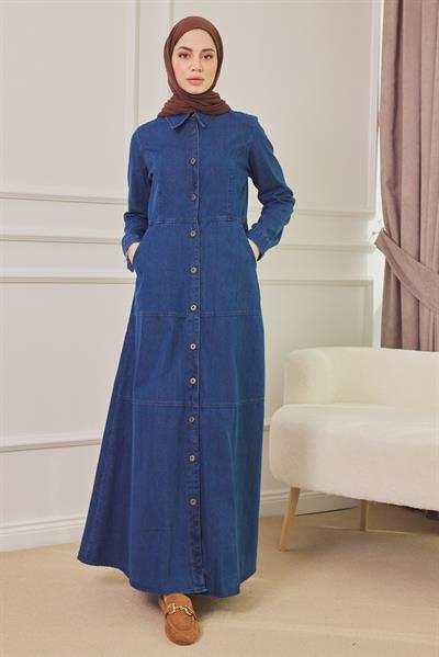 Kot Elbise - Lacivert