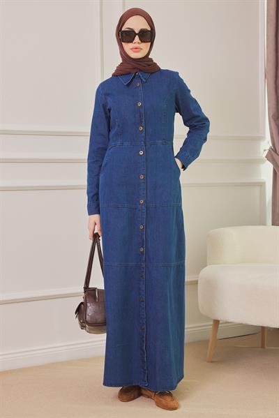 Kot Elbise - Lacivert