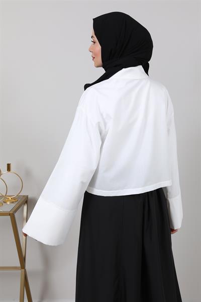 Kurdele Gömlek - BEYAZ