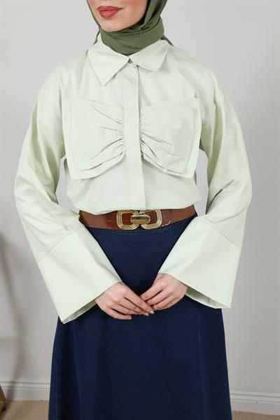 Kurdele Gömlek - YEŞİL