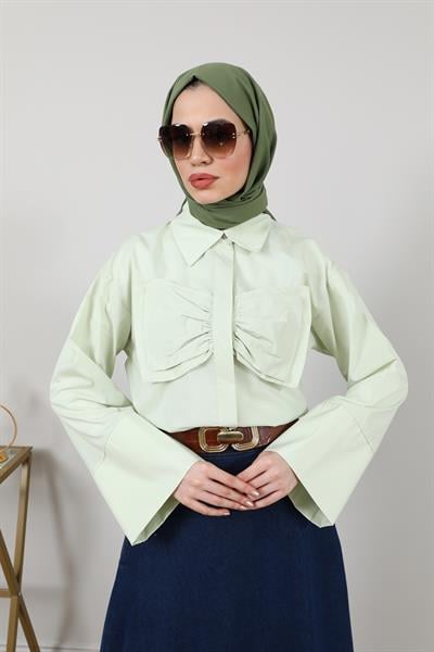 Kurdele Gömlek - YEŞİL