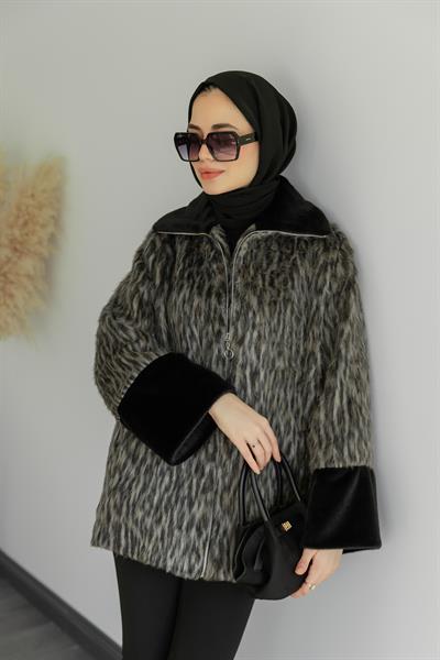 Leopar Kürk Kaban - Vizon