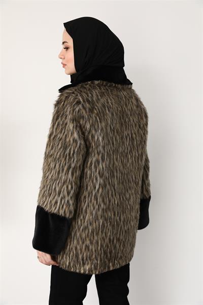 Leopar Kürk Kaban - Vizon