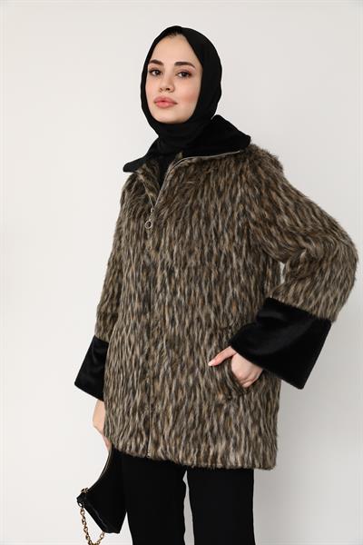 Leopar Kürk Kaban - Vizon