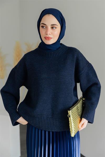 Oversize Kazak - Lacivert