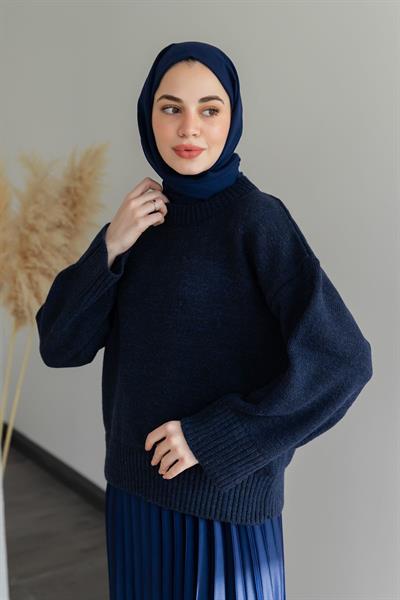 Oversize Kazak - Lacivert