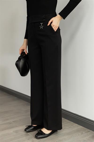 Palazzo Pantolon - Siyah