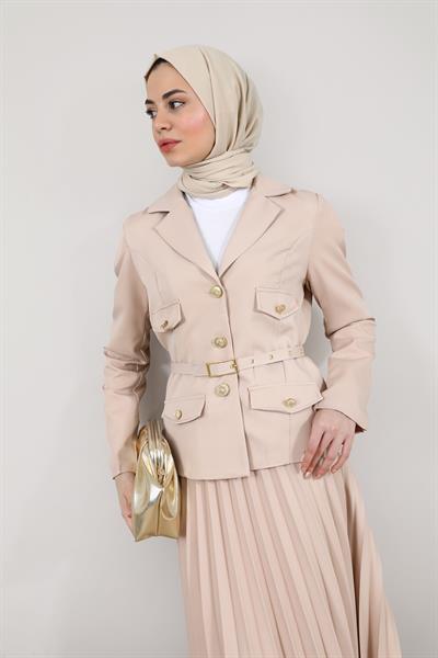 Piliseli Takım - Krem