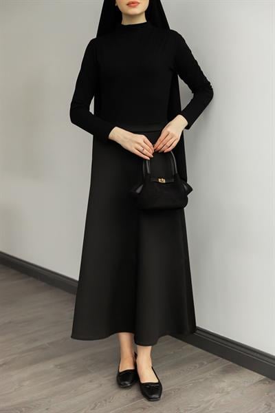 Scuba Çan Etek - Siyah