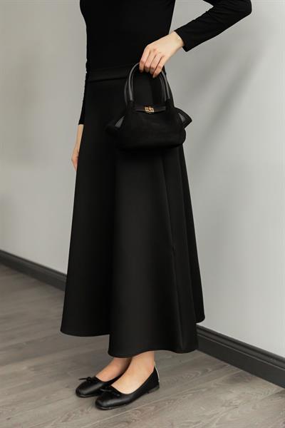 Scuba Çan Etek - Siyah