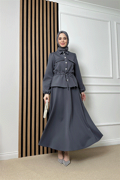 Scuba Etekli Takım - GRİ