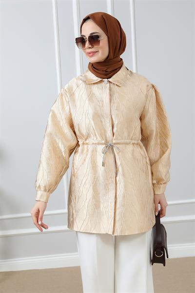 Tasarım Ceket - Gold