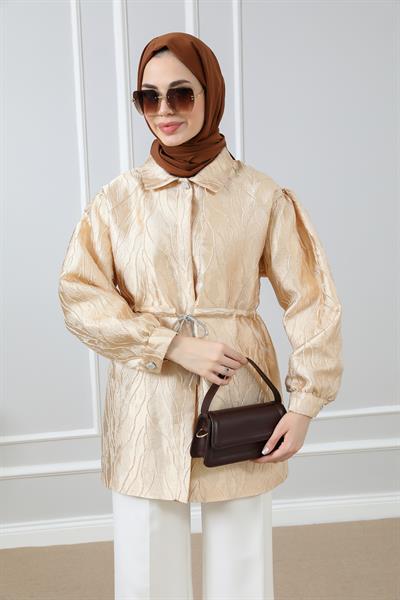 Tasarım Ceket - Gold