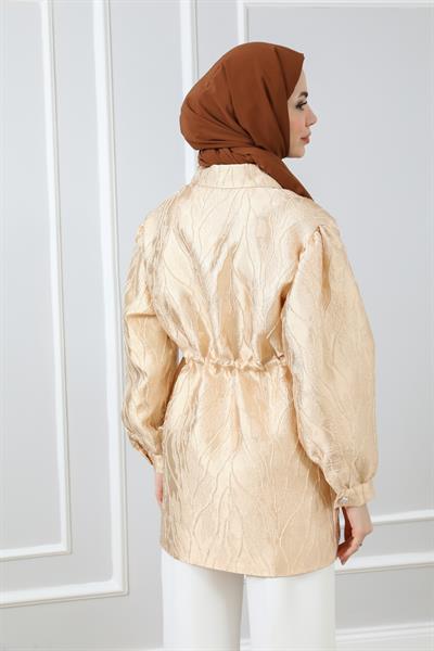 Tasarım Ceket - Gold