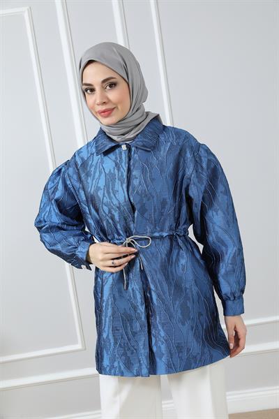 Tasarım Ceket - Mavi