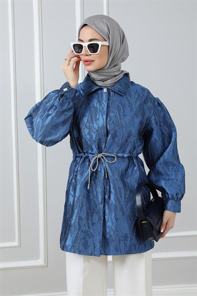 Tasarım Ceket - Mavi