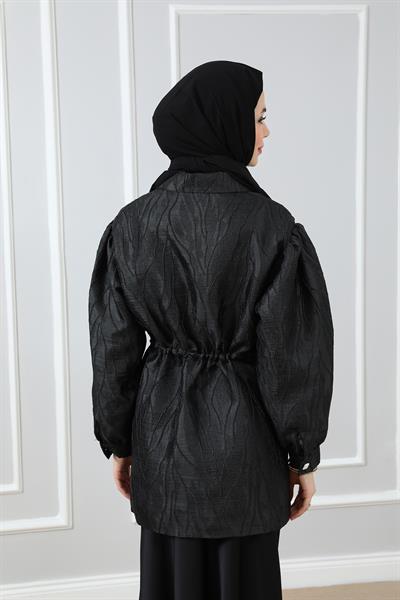 Tasarım Ceket - Siyah