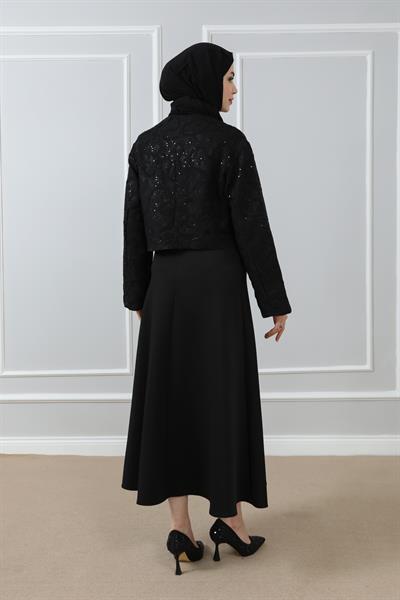 Tasarım Ceket - Siyah