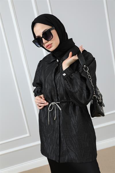 Tasarım Ceket - Siyah