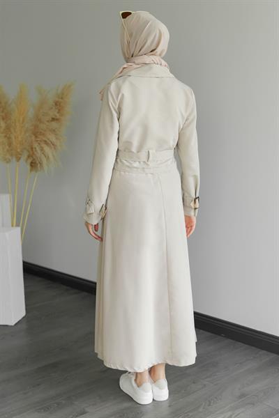 Trenç Etekli Takım - Krem