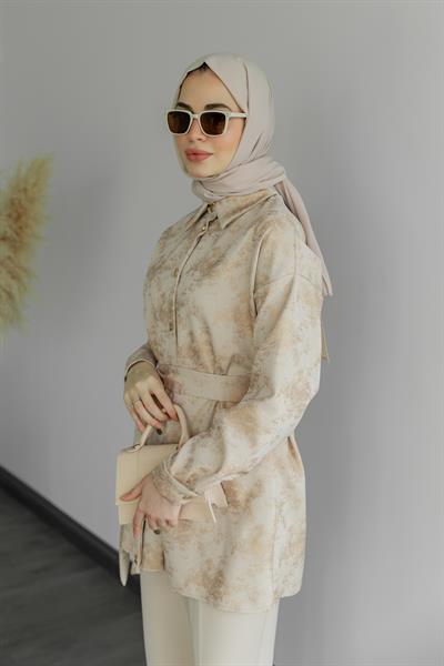 Tunik İkili Takım - Krem