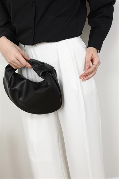 Yüksek Bel Palazzo Pantolon - Beyaz