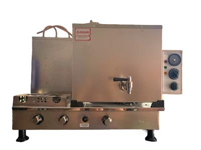 Meşale 2 Demlikli İnox Elektrik+ Gazlı Full Otomatik Çay Kazanı 