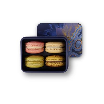 4lü Makaron Metal Kutu 