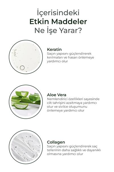 Aloe Vera Keratin Kolajen Bakım Şampuanı 400ML