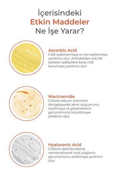 C Vitamini Cilt Tonu Eşitleyici ve Aydınlatıcı Bakım Serumu 30ML