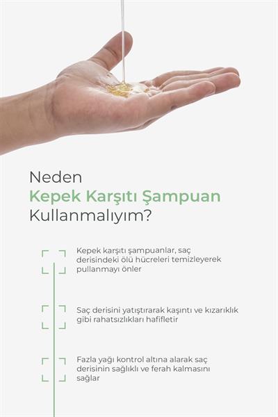 Kepek Önleyici Saç Bakım Şampuanı ERKEK FOR MEN 400ML