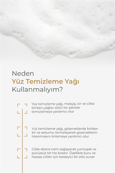 Nemlendirici Yüz Temizleme Yağı 200ML