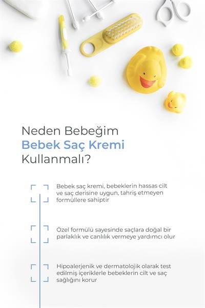 Organik Bebek Saç Kremi 300ML