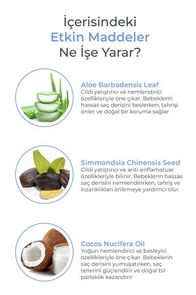 Organik Bebek Saç Kremi 300ML
