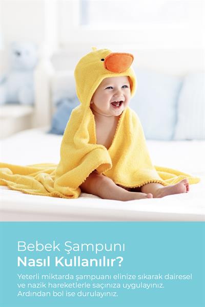 Organik Göz yakmayan Bebek Saç şampuanı 300ML